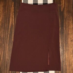 Mulberry chestnut  Burgundy pencil Skirt 8